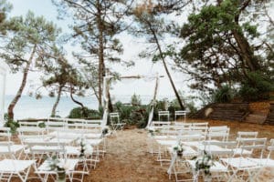 Un mariage luxueux express au Cap-Ferret