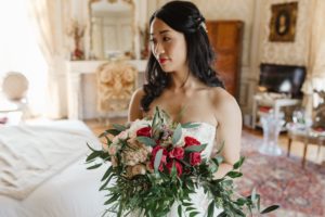 Mariage dans un vignoble et son château à Bordeaux