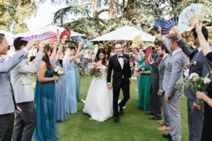 Mariage dans un vignoble et son château à Bordeaux