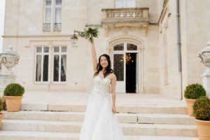 Mariage dans un vignoble et son château à Bordeaux