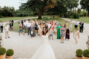 Mariage dans un vignoble et son château à Bordeaux