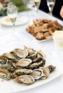 ostréiculteurs huîtres cuisine terroir bassin d'Arcachon traiteur sud ouest mariages