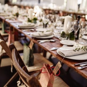 mariage en Dordogne décoration en bois côté rustique 