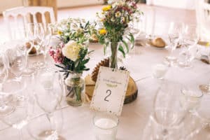 Décoration d'un mariage au château Smith Haut Lafitte