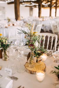 Décoration d'un mariage au château Smith Haut Lafitte