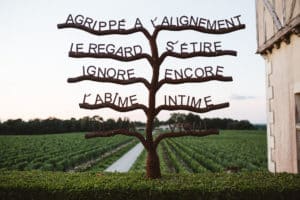 Décoration d'un mariage au château Smith Haut Lafitte