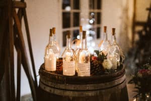 Décoration d'un mariage au château Smith Haut Lafitte