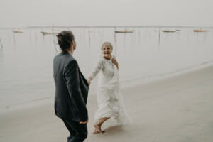 Cap Ferret Demeure du Siècle Mariage bohème mariés